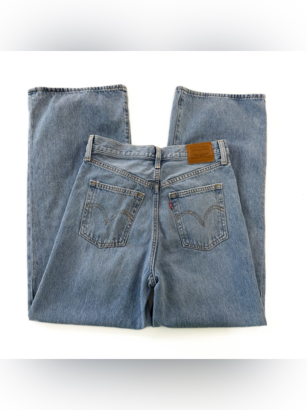 Levi’s Premium Jeans Womens 28 Ribcage Wide Leg Far and Wide Wash - Picture 11 of 12